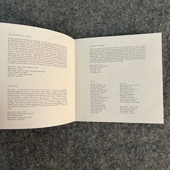 RILO KILEY 2002 The Execution Of All Things CD Saddle Creek Records - Picture 3 of 6